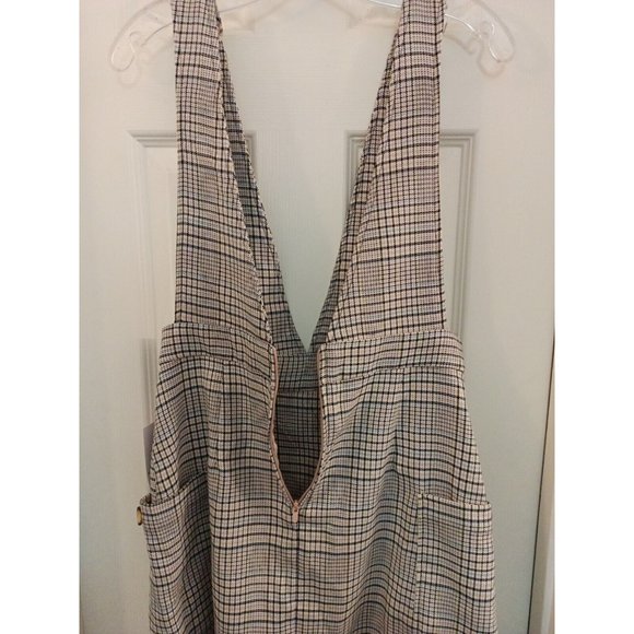 Nwt Women's So Plaid Pink/Black Layering Dress With Pockets Size 9 - Picture 7 of 10